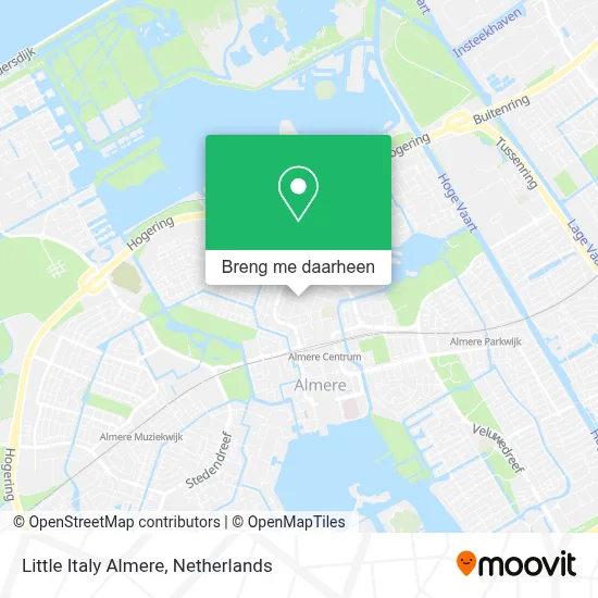 Little Italy Almere kaart