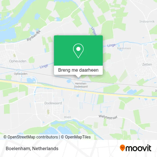 Boelenham kaart
