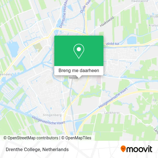Drenthe College kaart
