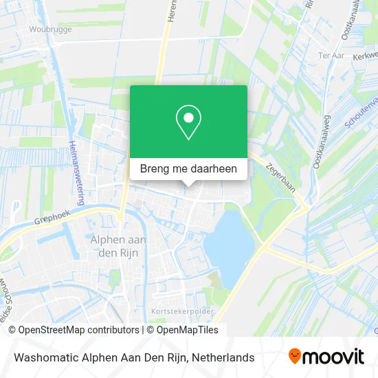 Washomatic Alphen Aan Den Rijn kaart