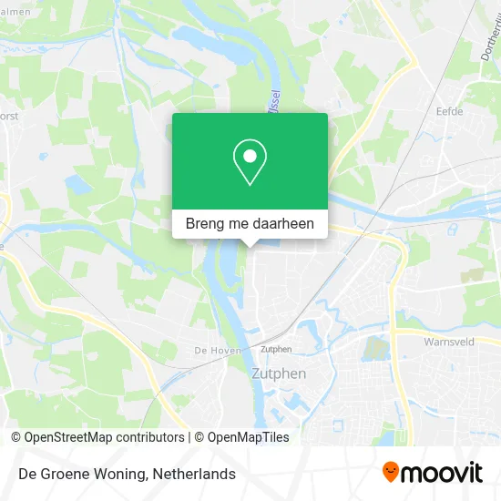 De Groene Woning kaart