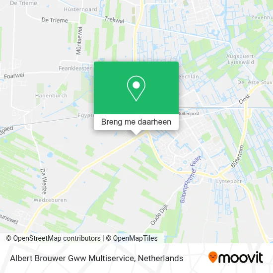 Albert Brouwer Gww Multiservice kaart