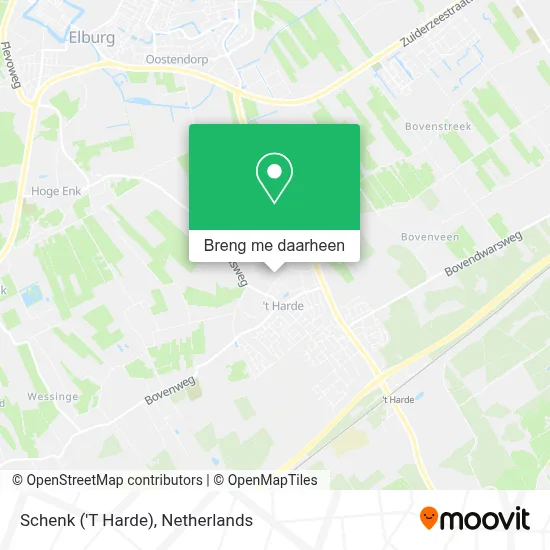 Schenk ('T Harde) kaart