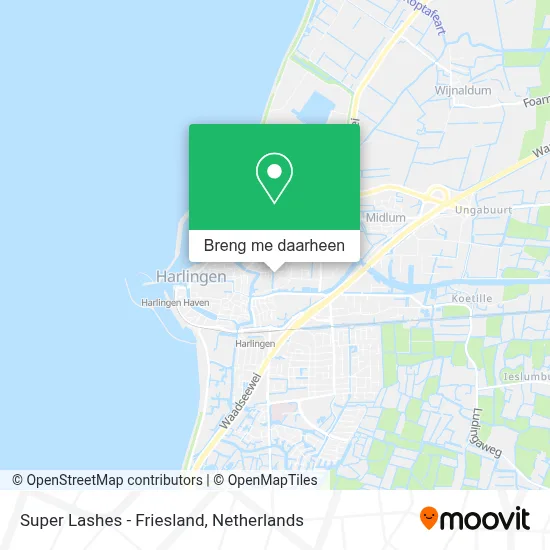 Super Lashes - Friesland kaart