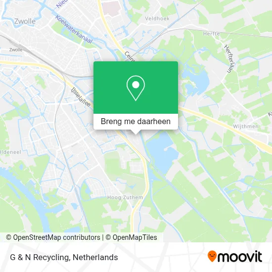 G & N Recycling kaart