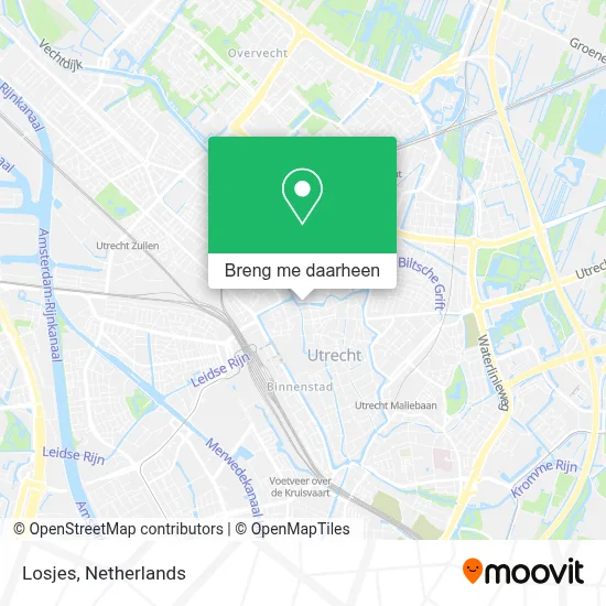 Losjes kaart