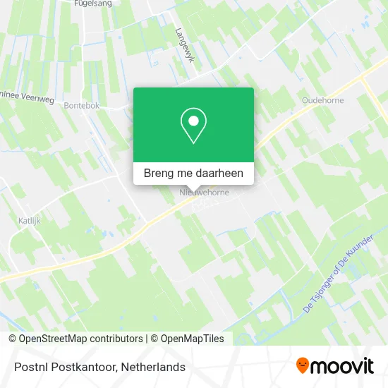 Postnl Postkantoor kaart
