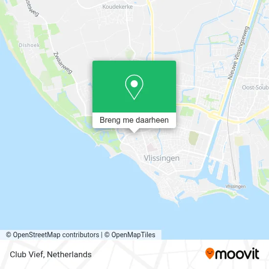 Club Vief kaart
