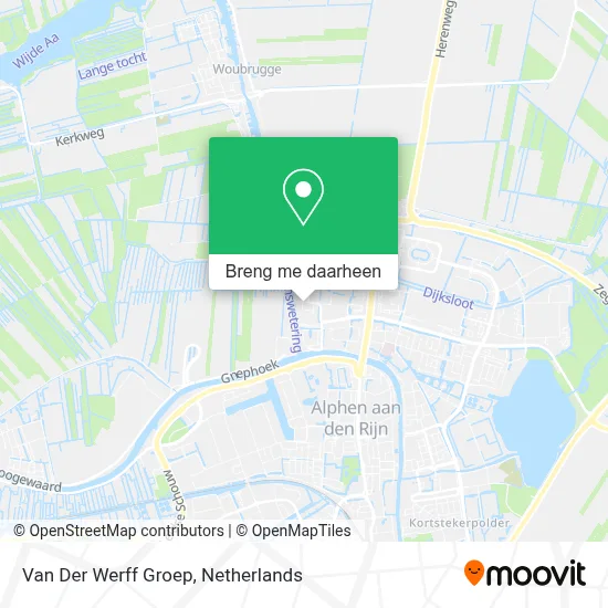 Van Der Werff Groep kaart