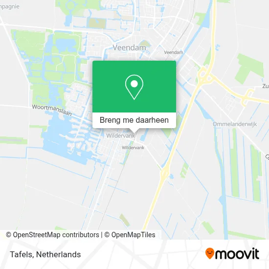 Tafels kaart
