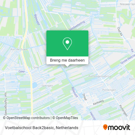 Voetbalschool Back2basic kaart