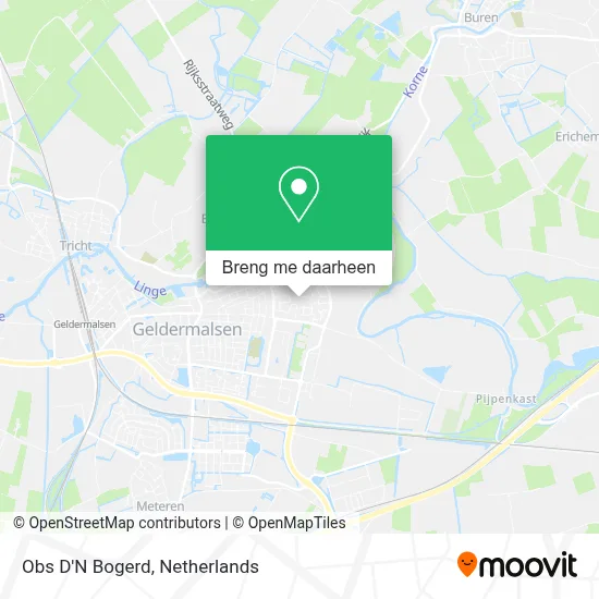 Obs D'N Bogerd kaart