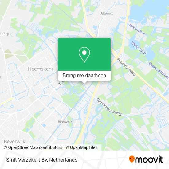 Smit Verzekert Bv kaart
