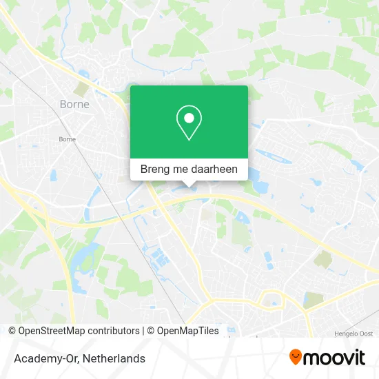 Academy-Or kaart