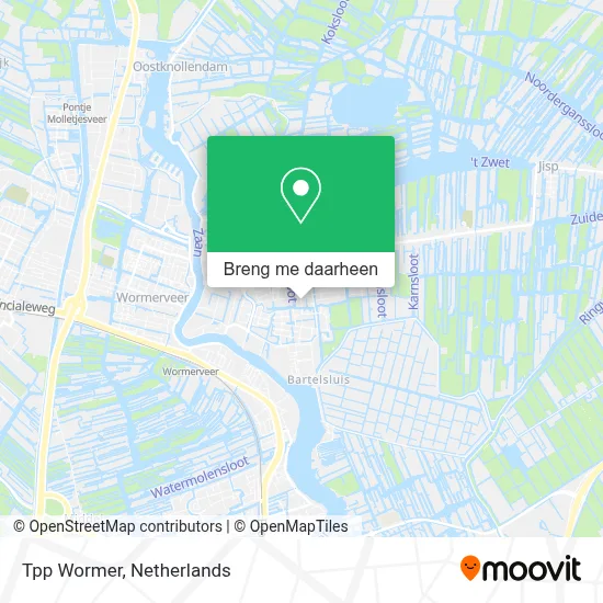 Tpp Wormer kaart