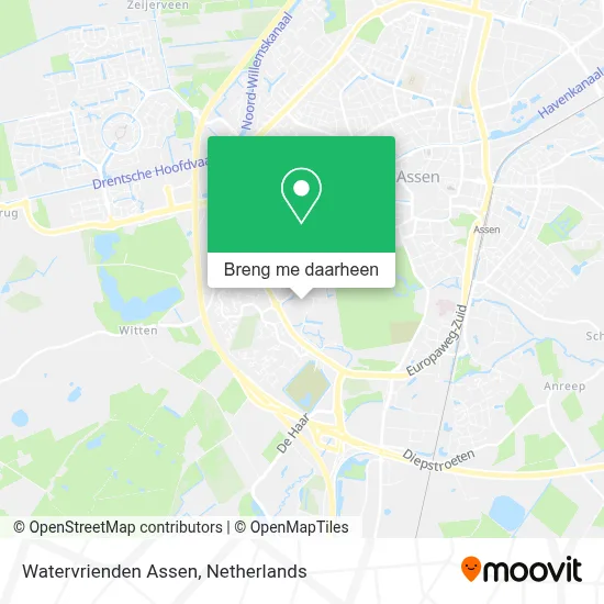 Watervrienden Assen kaart