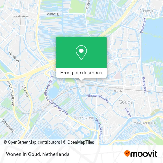 Wonen In Goud kaart
