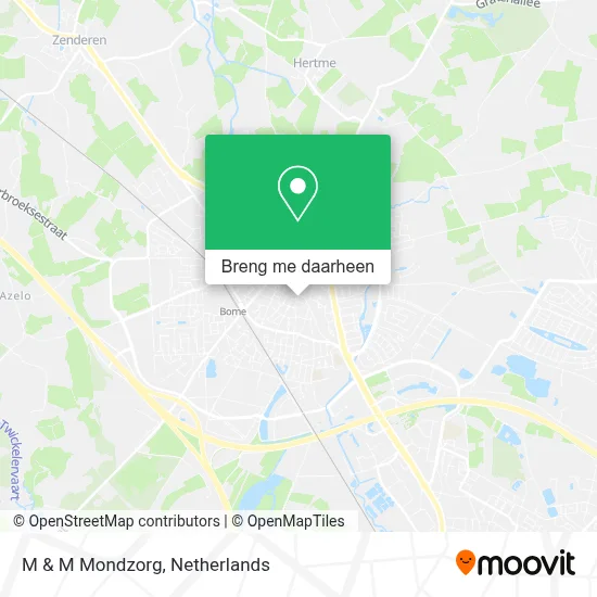 M & M Mondzorg kaart