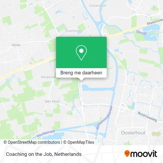 Coaching on the Job kaart