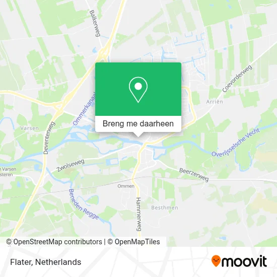 Flater kaart