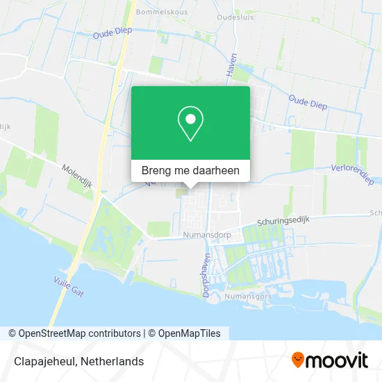 Clapajeheul kaart