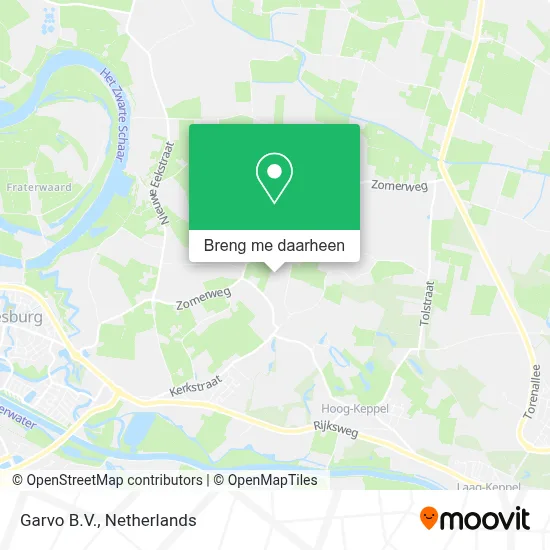 Garvo B.V. kaart