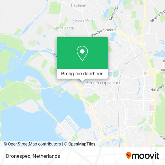 Dronespec kaart