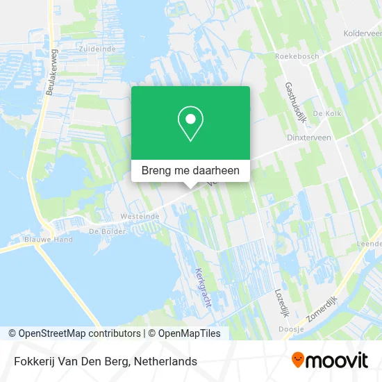 Fokkerij Van Den Berg kaart