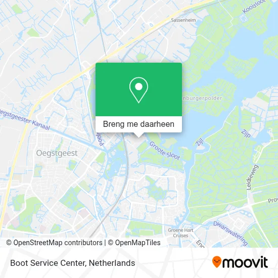 Boot Service Center kaart