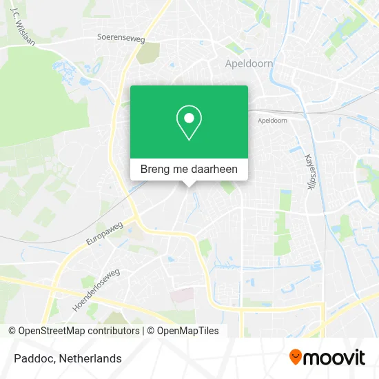 Paddoc kaart
