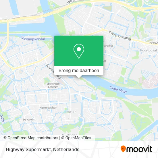 Highway Supermarkt kaart