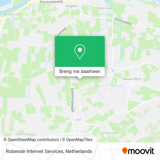Robende Internet Services kaart