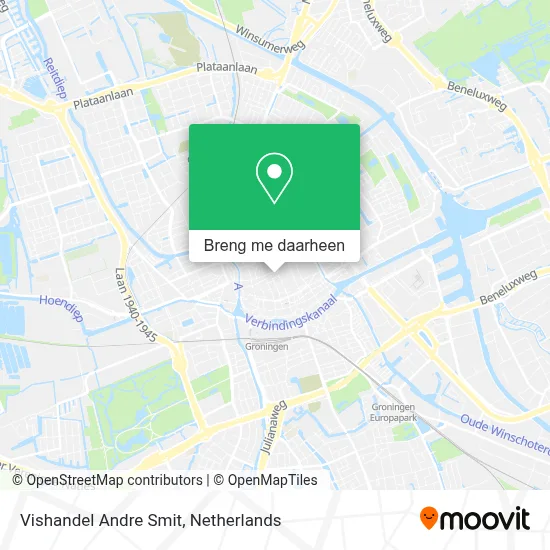 Vishandel Andre Smit kaart