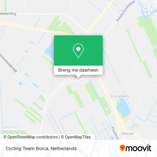 Cycling Team Borca kaart