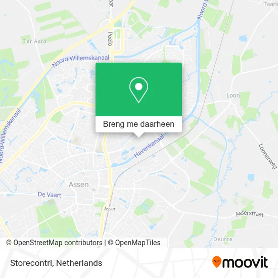 Storecontrl kaart