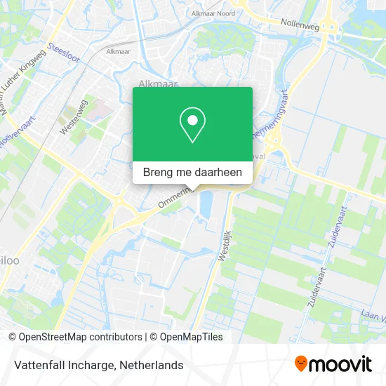 Vattenfall Incharge kaart
