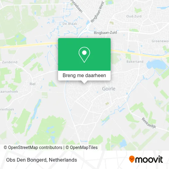 Obs Den Bongerd kaart