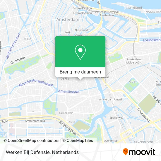 Werken Bij Defensie kaart