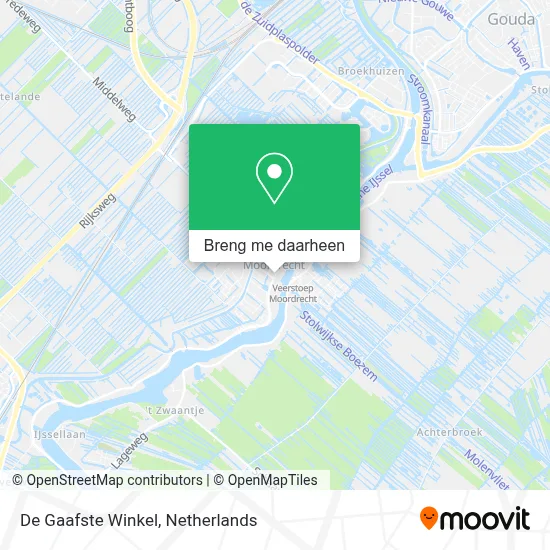 De Gaafste Winkel kaart