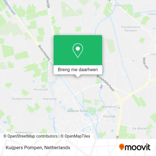 Kuijpers Pompen kaart
