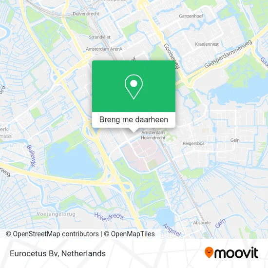 Eurocetus Bv kaart