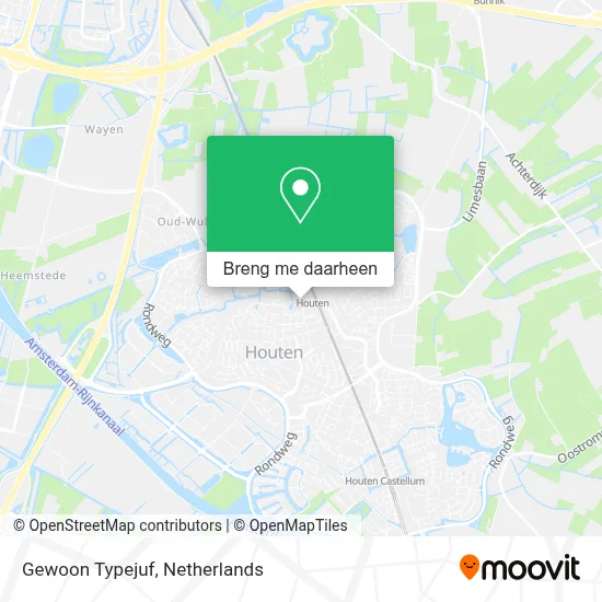Gewoon Typejuf kaart