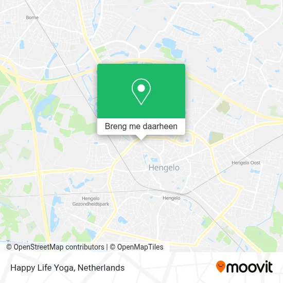 Happy Life Yoga kaart