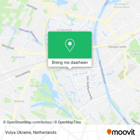 Volya Ukraine kaart
