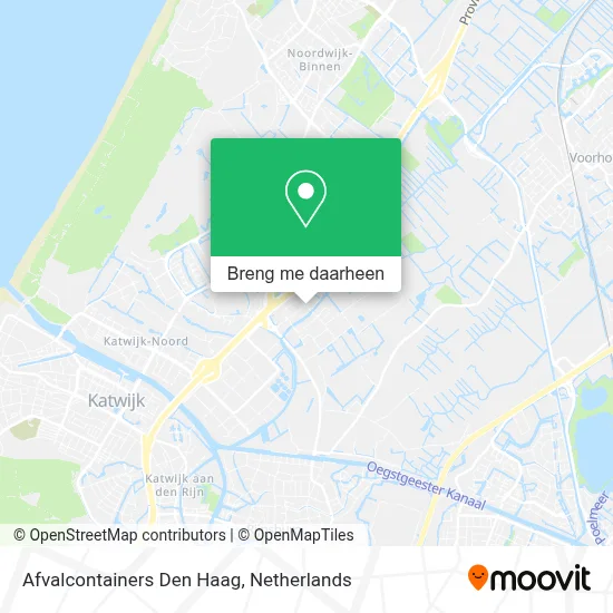 Afvalcontainers Den Haag kaart