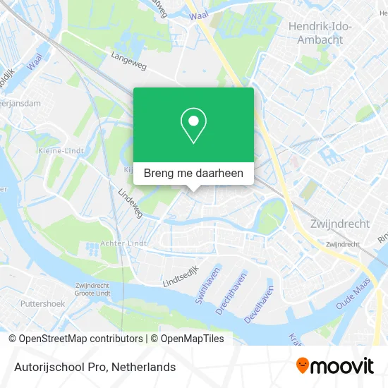 Autorijschool Pro kaart