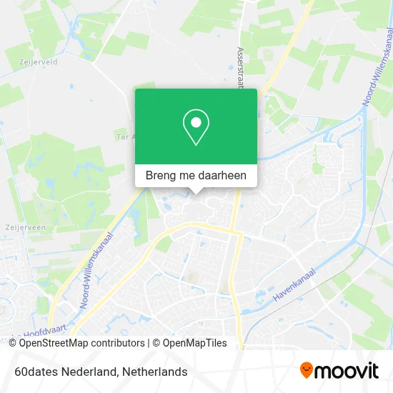 60dates Nederland kaart