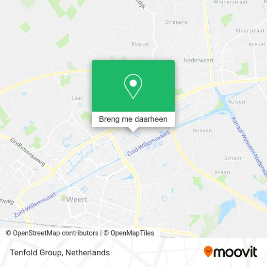 Tenfold Group kaart