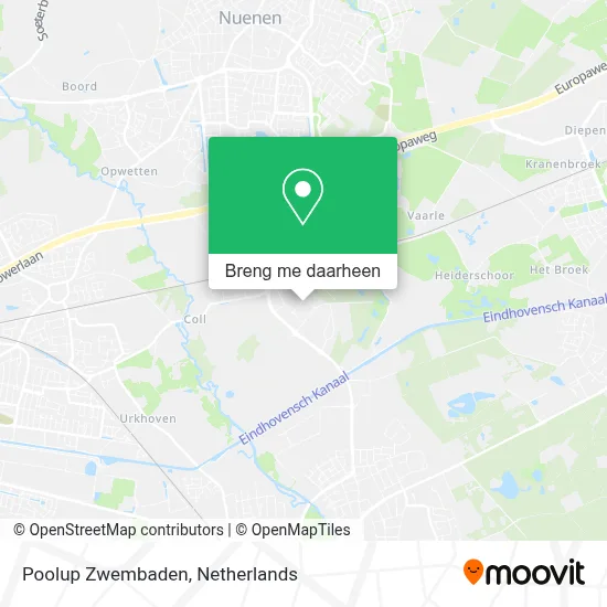 Poolup Zwembaden kaart