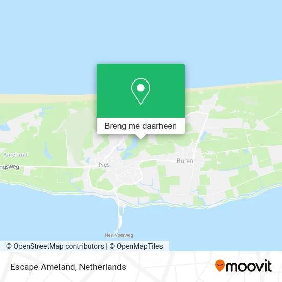 Escape Ameland kaart